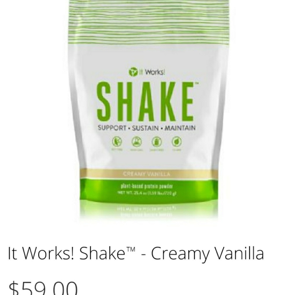 It Works! Shake creamy vanilla or chocolate